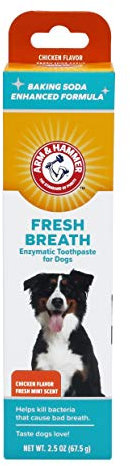 Arm & Hammer Fresh Breath Enzymatic Toothpaste for Dogs, Chicken 67.5 g (Pack of 1)