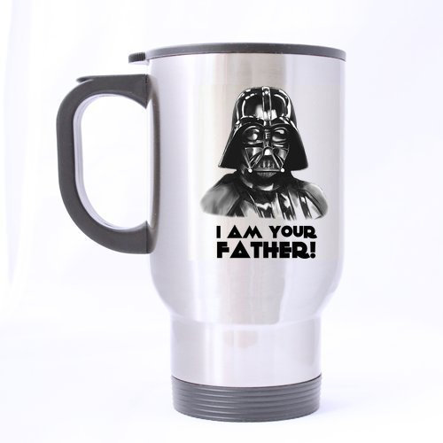 I Am Your Father Darth Vader Customized Design Travel Mug Coffee Mug Creative Sport Cup Personalized Tea Cup 14OZ by BOLALA Travel Mug