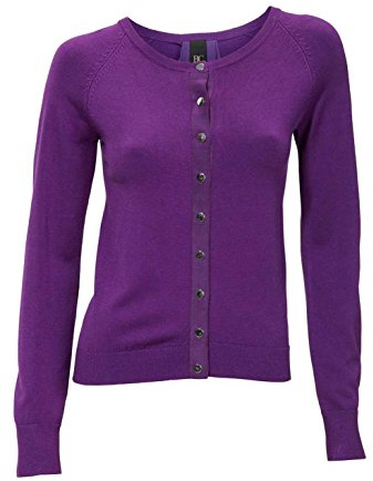 Strickjacke m. Chiffon, lila von H**** - Best Connections Grösse 42