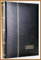 LINDNER Das Original Einsteckbuch ELEGANT Leder, schwarz, wattiert, 60 Schwarze Seiten, durchgehende Klarsichtfolien-Streifen, 230 x 305 mm