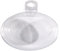 Rayher 39471800 Plastik-Kugeln, teilbar, 5 cm ø, Set 6 Stück, Kunststoff-Kugeln zum befüllen, transparent, Acrylkugeln mit Aufhänge-Öse, Dekokugeln durchsichtig, Weihnachtskugeln zweiteilig