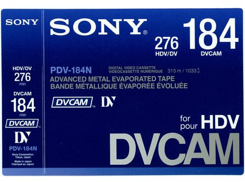 Sony PDV-184N cinta de casete - Cinta de audio/video