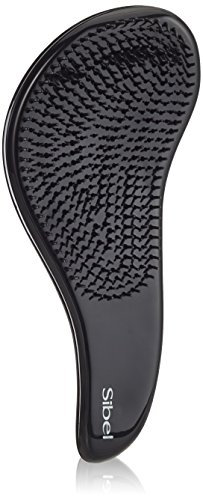 Sibel D-Meli Detangle Bürste schwarz, 1er Pack, (1x 1 Stück)