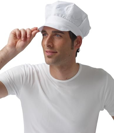 Siggi Horeca Herren Rechnung mütze, weiß, Einheitsgröße