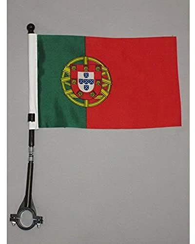AZ FLAG - Fahrradfahne Portugal - 21x14 cm - Portugiesische Fahrradflagge 14 x 21 Cm - Fahrrad Flaggen
