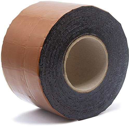 SILISTO Bitumenband Reparaturband 50 mm x 10 Meter, Farbe Kupfer - Klebeband für Risse & Fugen, Dichtungsband gegen Wasser und Feuchtigkeit, selbstklebend, Dach und Schornsteindichtung