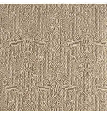 Dinner Prägeserviette 40x40cm - DESIGN ELEGANCE TAUPE