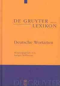 Handbuch der deutschen Wortarten (De Gruyter Studienbuch)
