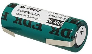Ersatz-Akku für Braun Oral-B 5000 Triumph Zahnbürste 17x42mm 4/5A FDK/Sanyo Akku