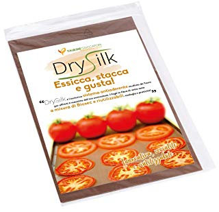 Tauro Essiccatori, sistema antiaderente DrySilk per Essiccatori Alimentari, 6 fogli in fibra di vetro antiaderente riutilizzabili. Prodotto 100% Made in Italy
