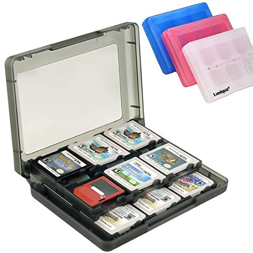 Luniquz 26 in 1 Game Card Case Holder for Nintendo New 3DS / 3DS / Dsi/Dsi XL/Dsi LL/DS/DS Lite Cartridge Box/Black