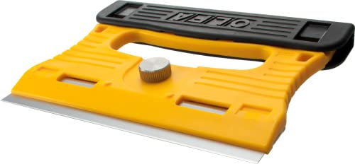 OLFA GSR-1/3B - Rascador de vidrio cuchilla inoxidable con 3 cuchillas Extra de 18 mm x 120 mm