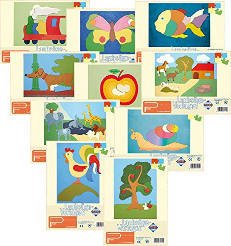 Laubsägevorlage Naturmotive sortiert, 1Stück