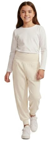 A2Z 4 Kids Girls Ali Baba Harem Trousers Plain Fashion Pants Cream