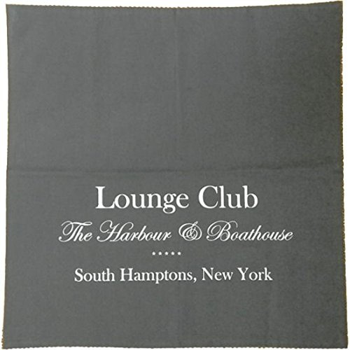 Mars & More SVLCGTD Geschirrtuch Lounge Club grau - ca 50x50 cm Baumwolle