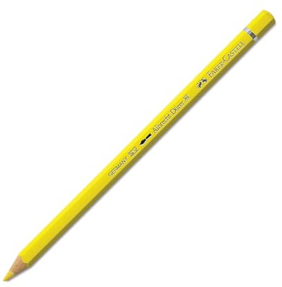 Faber-Castell Art & Graphic Albrecht Dürer Watercolour Pencil, 106, Light Chrome Yellow, for Craft, Drawing, Sketching, Home, School, University, Colouring