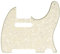 Musiclily 8 Löcher Tele Pickguard Gitarre Schlagbrett für Fender American/Mexican Standard Telecaster Modern Style E-Gitarre,4 lagig Parchment Pearl