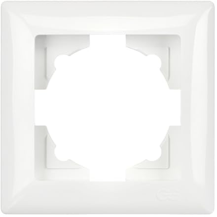 Visage 1-fach Rahmen für 1 Steckdose Schalter Dimmer Weiss