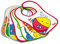 Innovaciones MS 5061 - Pack de 7 baberos de rizo