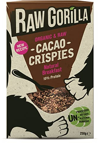 Raw Gorilla Organic Original Crispies 250g (Pack of 2)