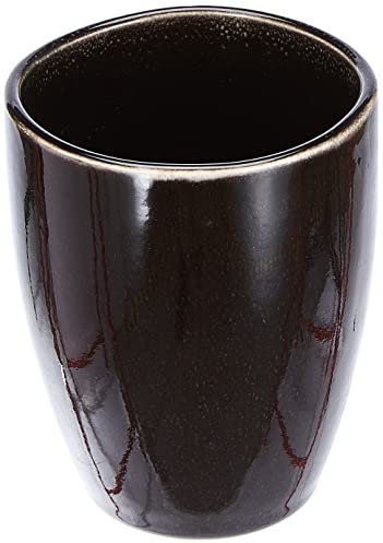 Broste Copenhagen Nordic Coal Becher, Steinzeug, 1 Stück (1er Pack), Anthrazit