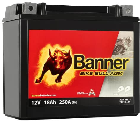 Banner 518 21 Akku Moto Bike Bull