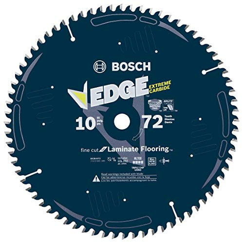 Bosch DCB1072 Daredevil 10-Inch 72-Tooth Laminate Flooring, Laminated Panels and Melamine Circular Saw Blade