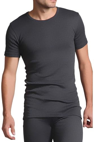 HEAT HOLDERS Mens SockShop Short Sleeved Thermal Vest in 2 Colours
