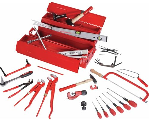 ROTHENBERGER Handwerkzeug Set Azubi, 50-Teilig | 19166 | Werkzeug Set Azubi, Handwerkzeug
