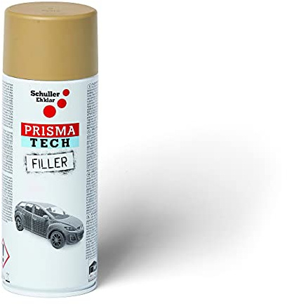 PRISMA TECH Filler Lackspray Beige 400ml Füller für Ausbesserungen an Polyester, Kunststoff und Metall