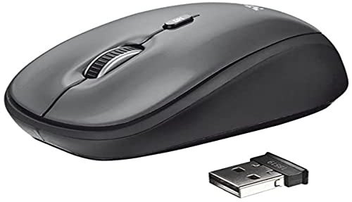 Trust 18519 YVI Mouse nero in modalità wireless