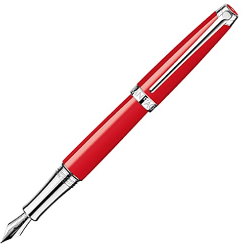 momentissimo füllfederhalter leman rot m