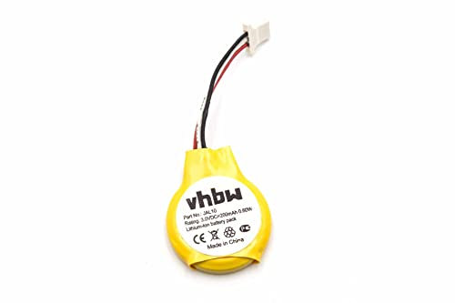 vhbw Batería BIOS Compatible con DELL Latitude E4200, E4300 Ordenadores notebooks (200 mAh, 3 V, Li-Ion)