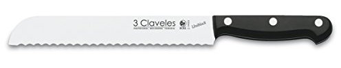 3 Claveles Uniblock - Cuchillo profesional panero 20 cm