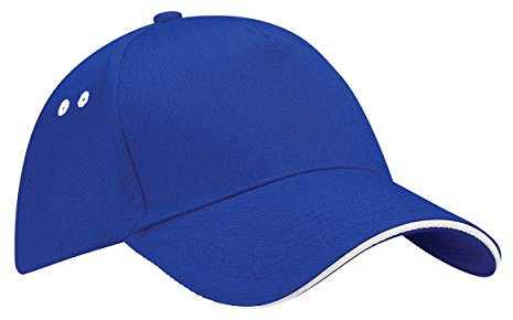 Beechfield Ultimate Unisex Kappe, 100 % Baumwolle, UTRW222_5, Blau, UTRW222_5 onesize