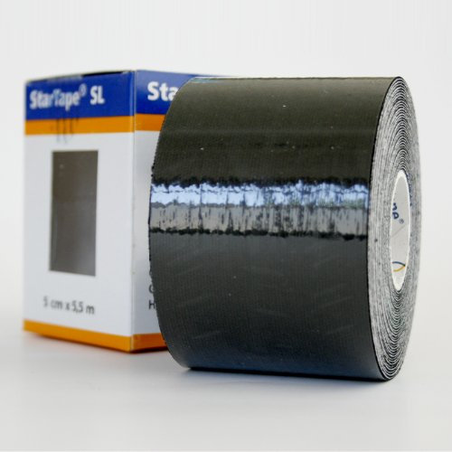Star-Tape Kinesiologie-Tape 5,5m x 5 cm,schwarz