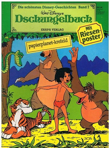 Die schönsten Disney-Geschichten 7 Dschungelbuch, 1979, Ehapa Comic-Album