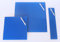 Chrystallo Corkline Glas-Magnettafel blau, 10x50 cm, Memoboard