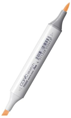 COPIC Sketch Coloured Marker Pen - (YR-0000) Pale Chiffon, For Art & Crafts, Colouring, Graphics, Highlighter, Design, Anime, Professional & Beginners, Art Supplies & Colouring Books