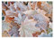 Artipics Tischsets Frostblätter Herbst Platzsets Abwaschbar Kunststoff 4 STK.