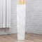 Leewadee Grand Vase A Poser Au Sol pour Branches Décoratives De Pampa, Vase en Bois De Manguier, 70 cm, White Wash