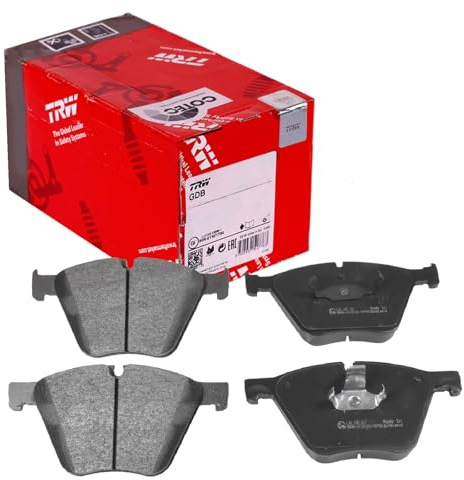 TRW GDB1915 Brake Pad Set of 4 Compatible for BMW 7 (F01, F02, F03, F04) 2008-2015 Front Axle and Other Vehicles
