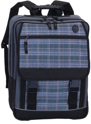 Fabrizio Schulrucksack 30209, Farbe:grau kariert