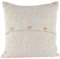 Romney Marsh Wolle Kissen – Pale Grau Button, Grau, 50 x 50 cm