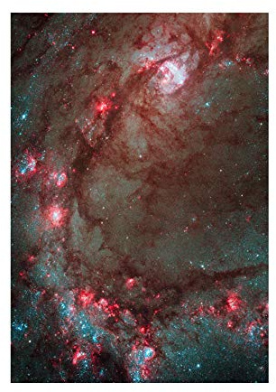 The Art Stop SPACE PHOTO HUBBLE STAR BIRTH GALAXY M83 FRAMED PRINT F12X3674