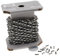 Rotolo di catena semi-pro quadrato 25 piedi passo 3/8 calibro 050 1,3 mm
