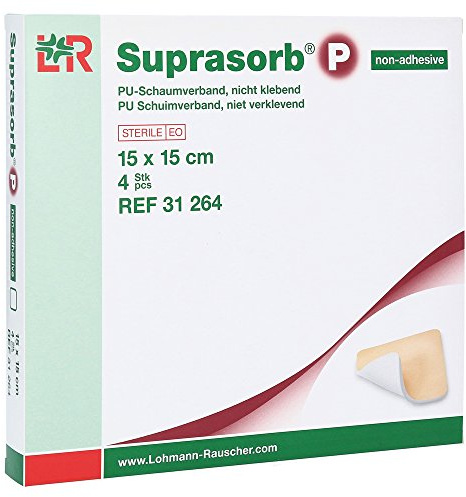 Suprasorb P PU-Schaumv.15x15 cm Nicht Klebend