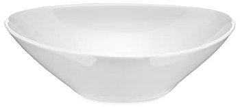 Alessi FM10/2 Colombina Collection Piatto Fondo in Porcellana Bianca, Set da 6