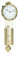 Hermle 60991-000261 Heimuhr mit Lyrapendel, Gold, Mechanisch