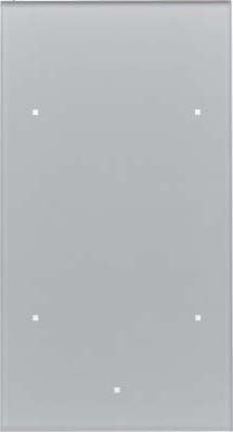 Sensor confort TS Sensor 2 fases, berker TS Sensor de hager, cristal, aluminio